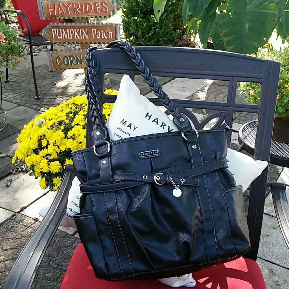 Rosetti Chocolate Black Shoulder Bag 🍁🍂